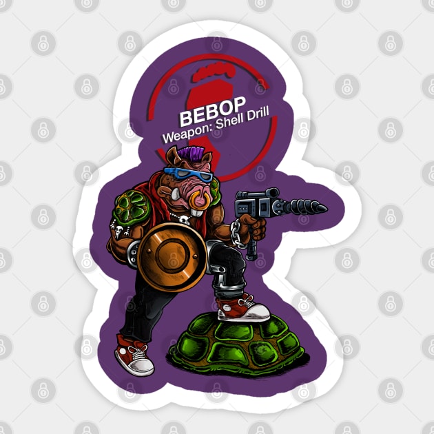 Bebop Vintage Sticker by Ale_jediknigth